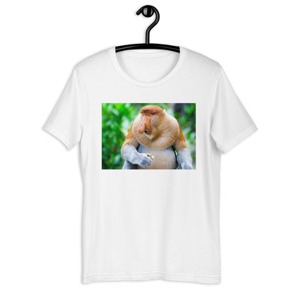 Classic Crew Neck Tee - Proboscis Monkey - Ronz-Design-Unique-Apparel