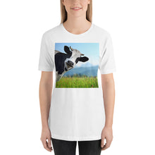 Load image into Gallery viewer, Classic Crew Neck Tee - Cow - Ronz-Design-Unique-Apparel
