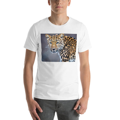 Classic Crew Neck Tee - Blue Eyed Leopard - Ronz-Design-Unique-Apparel