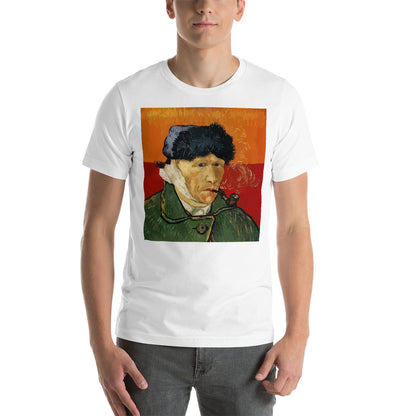 Classic Crew Neck Tee - van Gogh: Self Portrait - Ronz-Design-Unique-Apparel