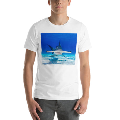 Classic Crew Neck Tee - Hammerhead Dead Ahead - Ronz-Design-Unique-Apparel