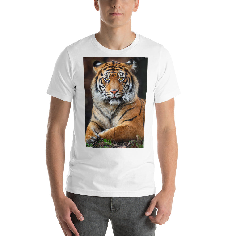 Classic Crew Neck Tee - Big Tiger - Ronz-Design-Unique-Apparel