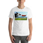 Classic Crew Neck Tee - Cow & Super Dog - Ronz-Design-Unique-Apparel
