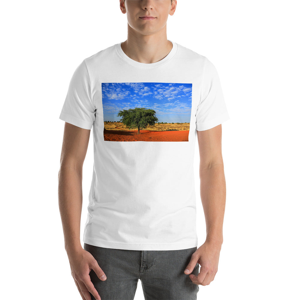Classic Crew Neck Tee - A Tree in Africa - Ronz-Design-Unique-Apparel