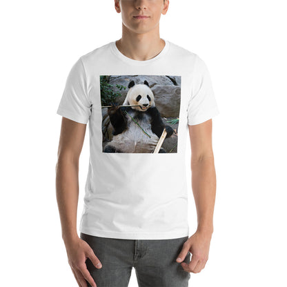Classic Crew Neck Tee - Bamboo Panda - Ronz-Design-Unique-Apparel