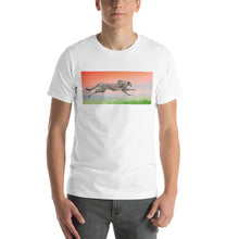Load image into Gallery viewer, Classic Crew Neck Tee - Cheetah Flying - Ronz-Design-Unique-Apparel
