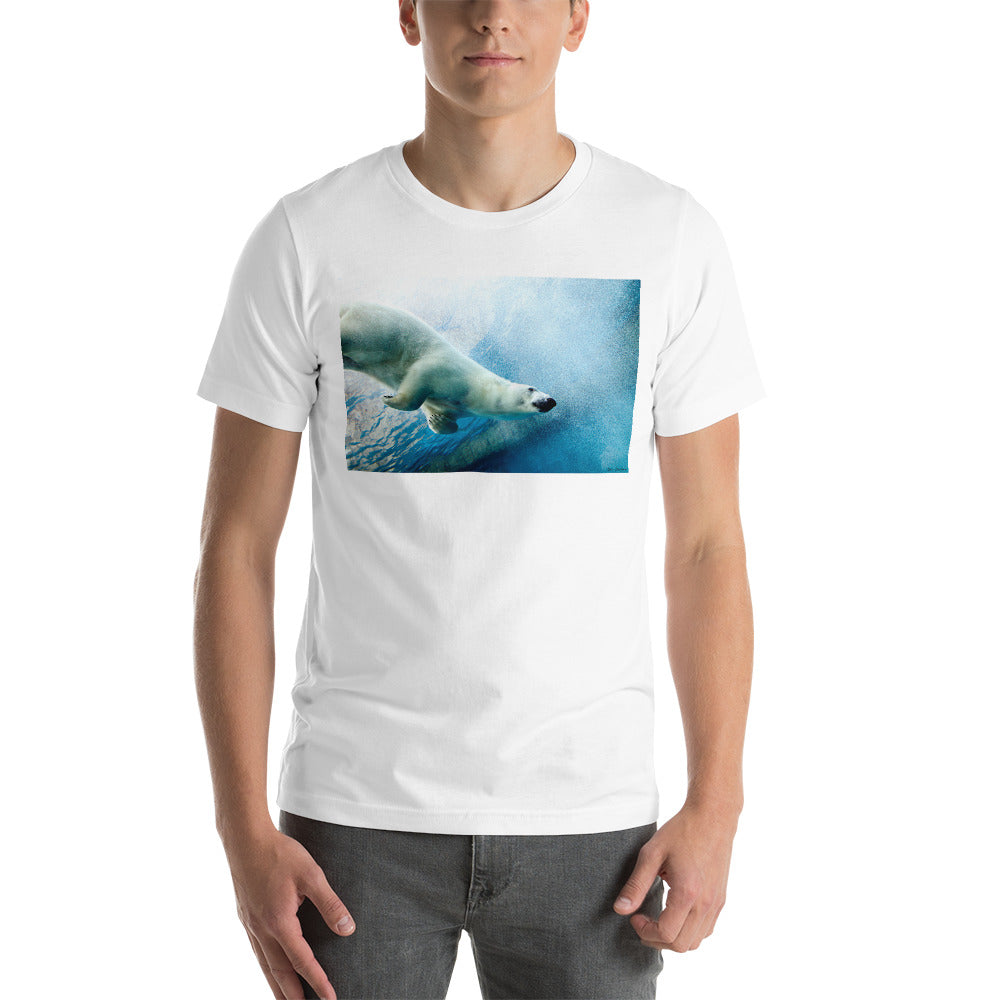 Classic Crew Neck Tee - Polar Dip - Ronz-Design-Unique-Apparel