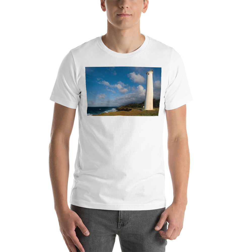 Classic Crew Neck Tee - North Point Light House, The Big Island - Ronz-Design-Unique-Apparel
