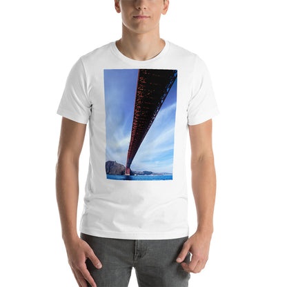 Classic Crew Neck Tee - Golden Gate - Ronz-Design-Unique-Apparel