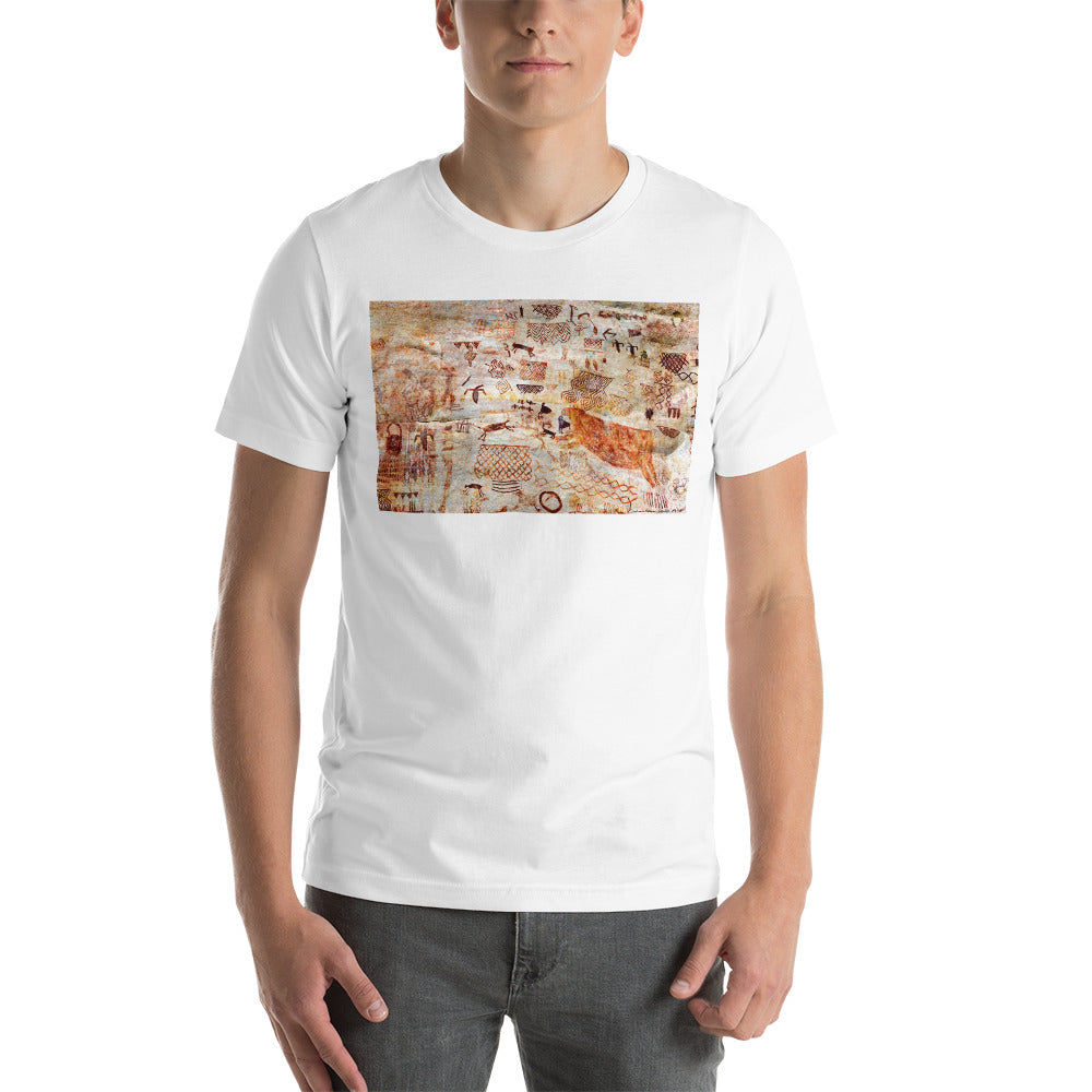 Classic Crew Neck Tee - Columbian Rock Art - Ronz-Design-Unique-Apparel