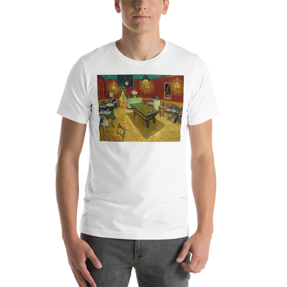 Classic Crew Neck Tee - van Gogh: Bar Room - Ronz-Design-Unique-Apparel