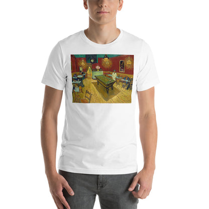 Classic Crew Neck Tee - van Gogh: Bar Room - Ronz-Design-Unique-Apparel