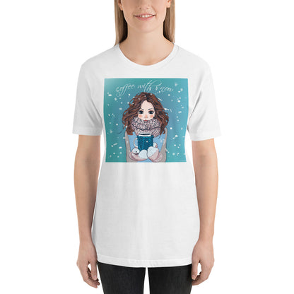 Everyday Elegant Tee - Coffee with Snow