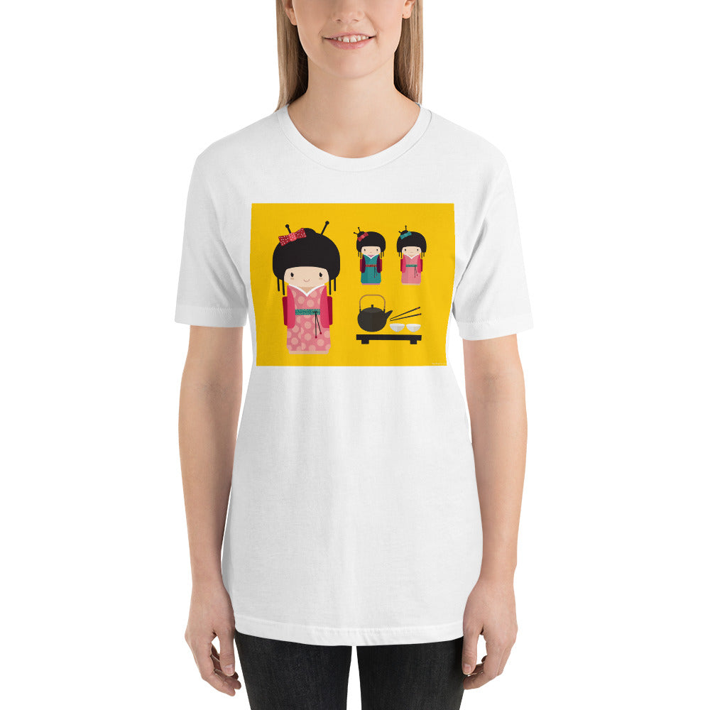 Everyday Elegant Tee - Kokeshi Tea Time