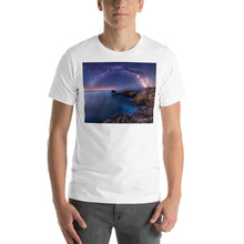 Load image into Gallery viewer, Premium Soft Crew Neck - The Milky Way Over a Rocky Bay
