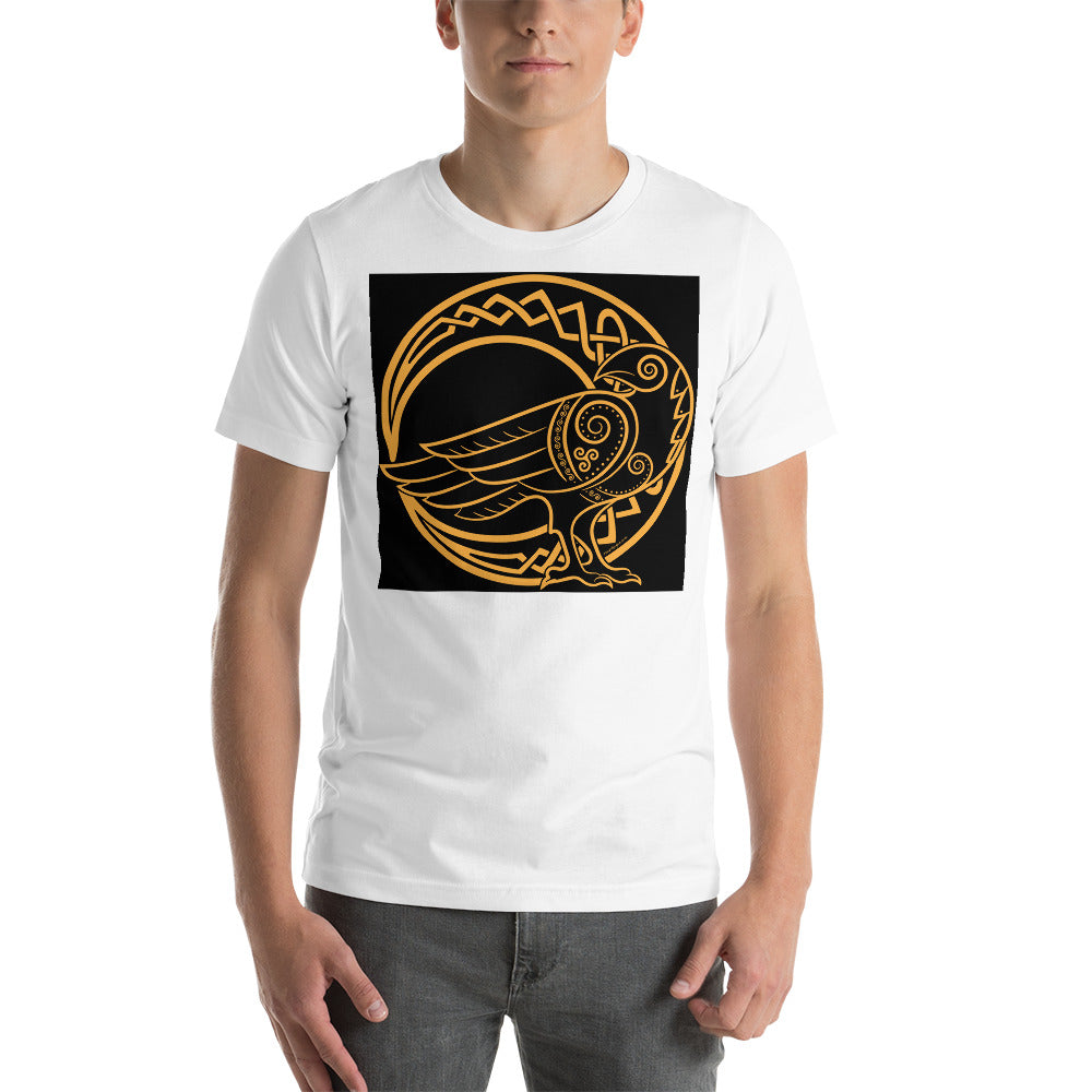 Premium Soft Crew Neck - Odin's Raven on a Crescent Moon