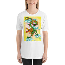 Load image into Gallery viewer, Everyday Elegant Tee - Green Chinese Sky Dragon
