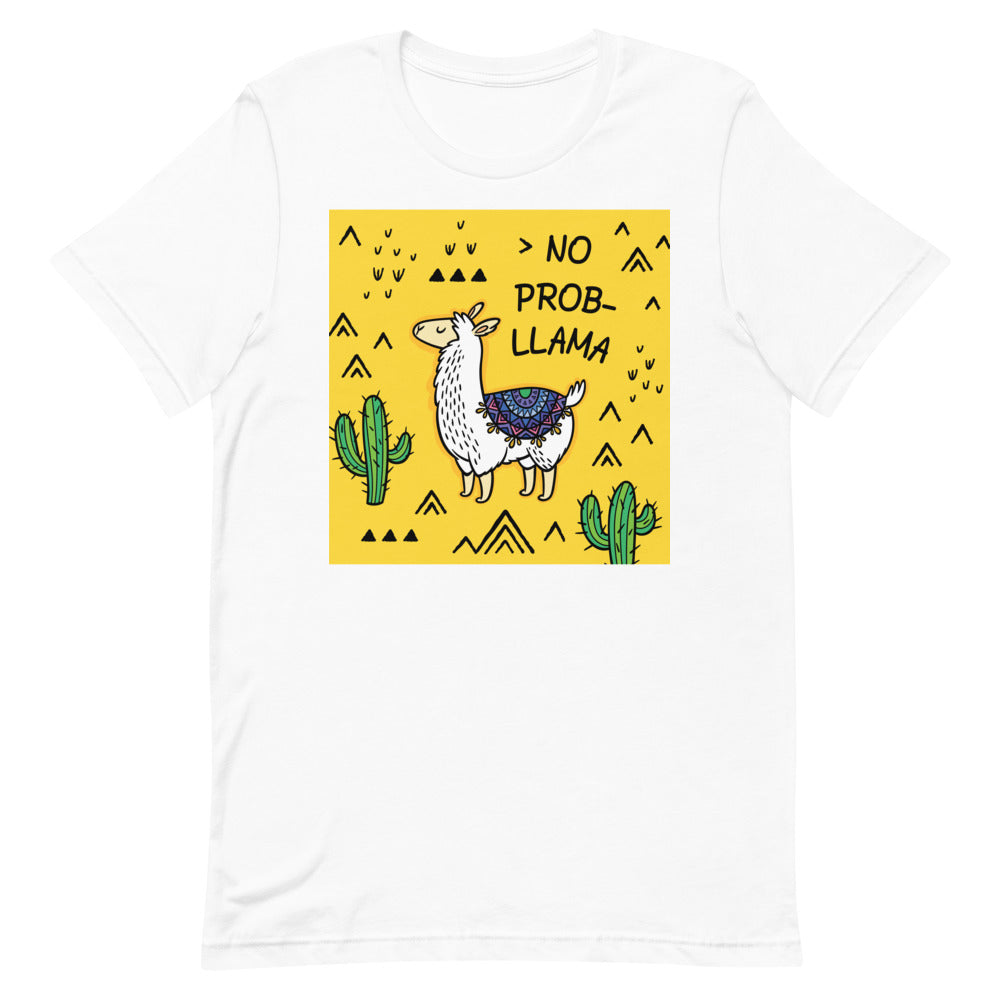 Classic Crew Neck Tee - NO PROB-LLAMA