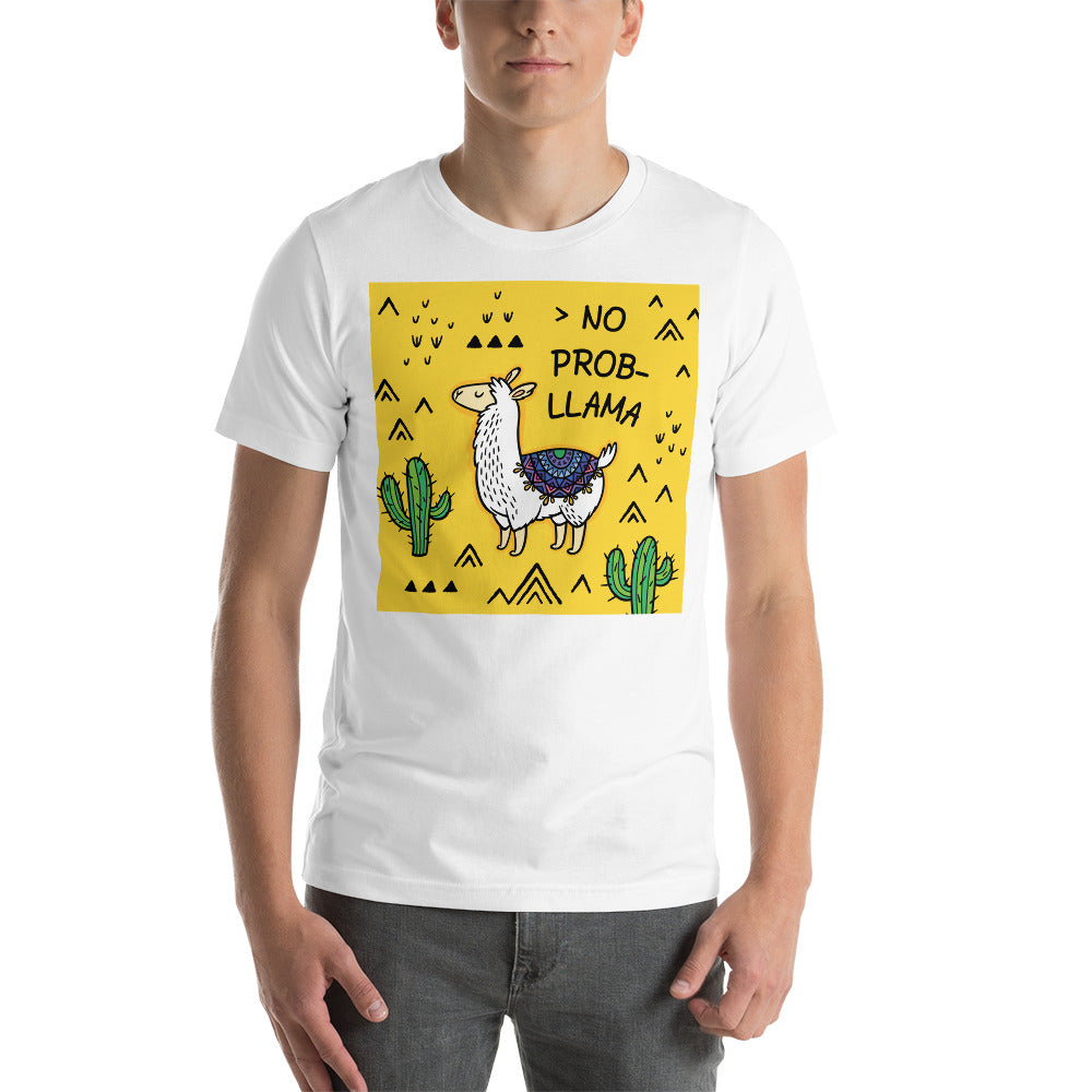 Classic Crew Neck Tee - NO PROB-LLAMA
