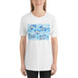 Everyday Elegant Tee - Foxes in Blue