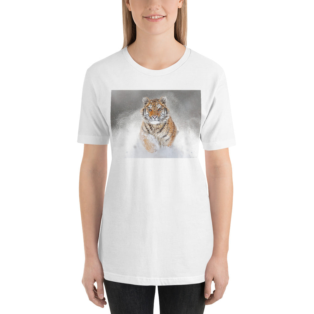 Everyday Elegant Tee - Tiger In Snow