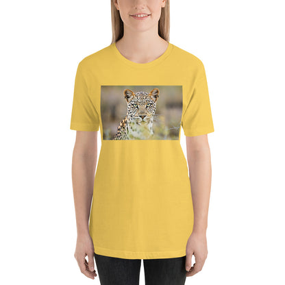 Classic Crew Neck Tee - Green Eyed Leopard - Ronz-Design-Unique-Apparel