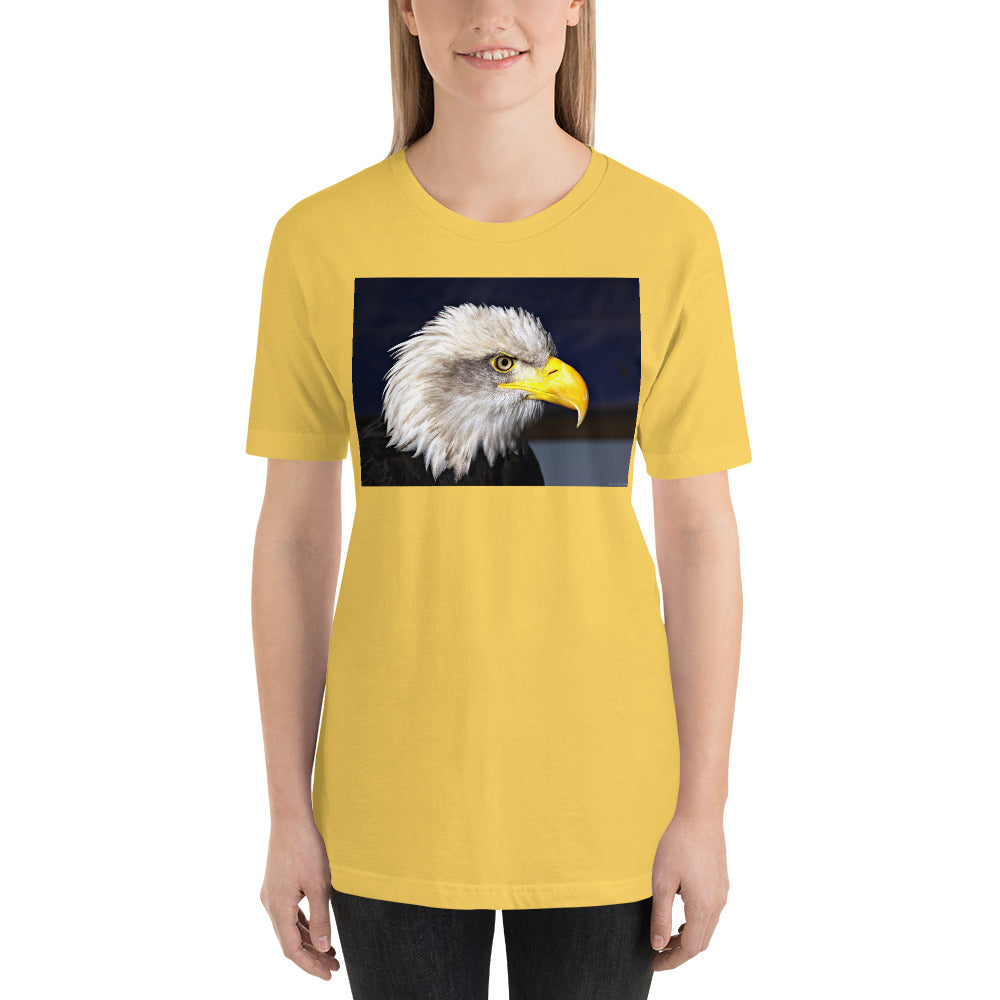 Classic Crew Neck Tee - Bald Eagle - Ronz-Design-Unique-Apparel