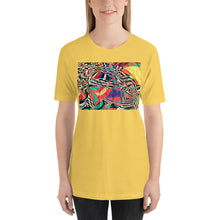 Load image into Gallery viewer, Classic Crew Neck Tee - Abstract with Purple - Ronz-Design-Unique-Apparel
