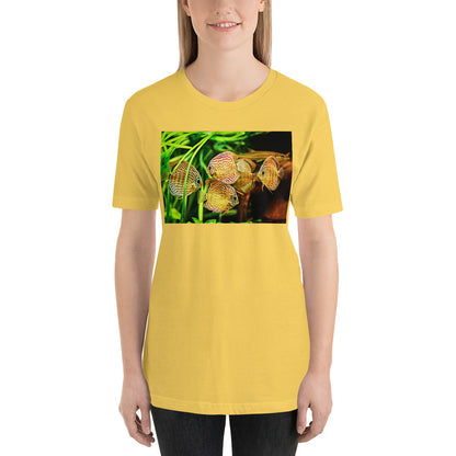 Classic Crew Neck Tee - Discus - Ronz-Design-Unique-Apparel