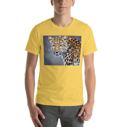 Classic Crew Neck Tee - Blue Eyed Leopard - Ronz-Design-Unique-Apparel