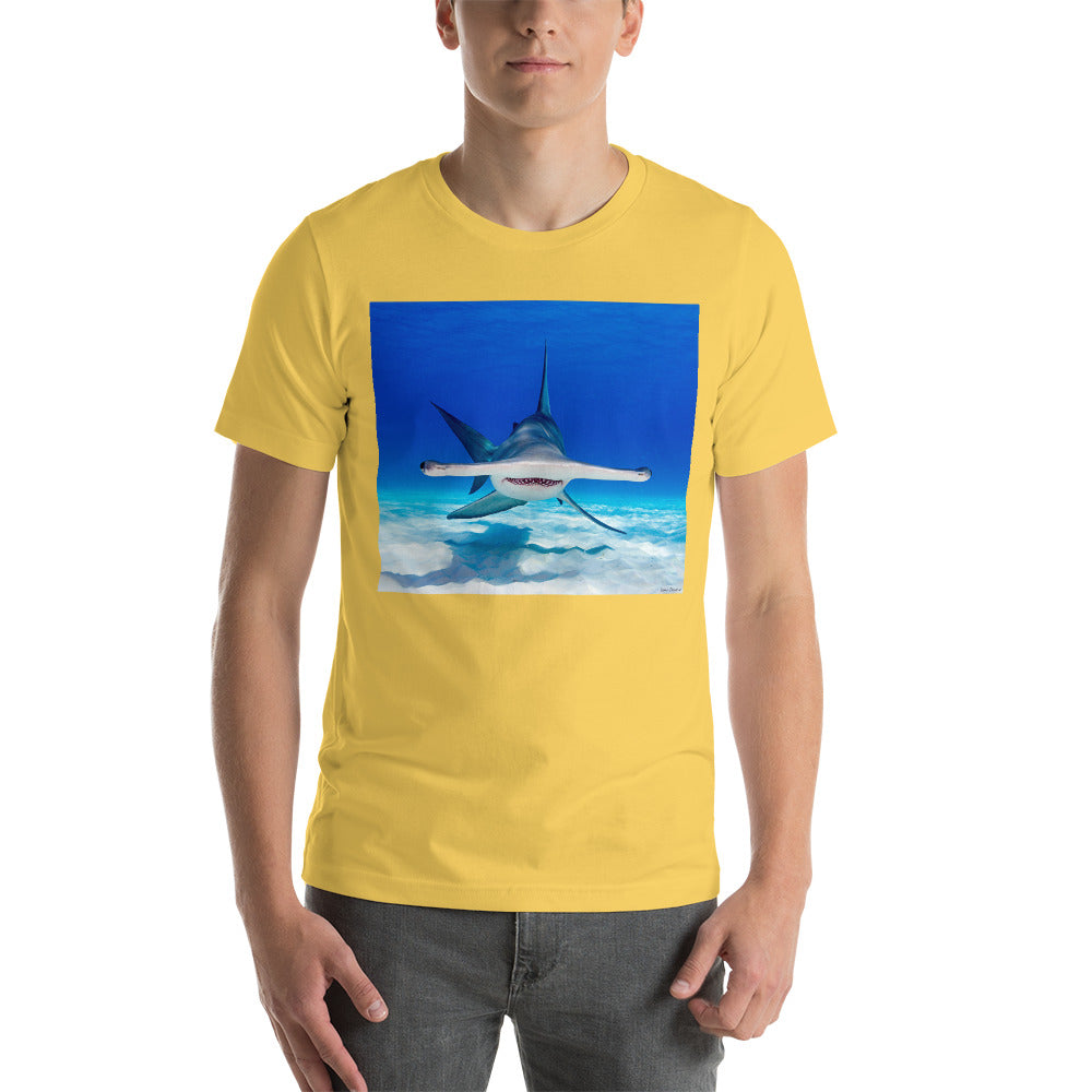Classic Crew Neck Tee - Hammerhead Dead Ahead - Ronz-Design-Unique-Apparel