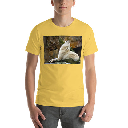 Classic Crew Neck Tee - Howling Wolf - Ronz-Design-Unique-Apparel