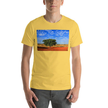 Classic Crew Neck Tee - A Tree in Africa - Ronz-Design-Unique-Apparel