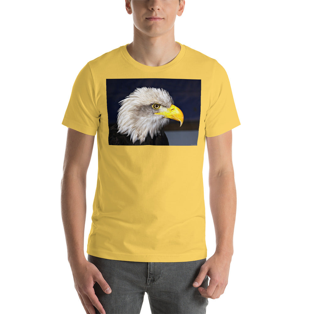Classic Crew Neck Tee - Bald Eagle - Ronz-Design-Unique-Apparel