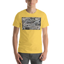 Load image into Gallery viewer, Classic Crew Neck Tee - Sharp Dressed Zebras - Ronz-Design-Unique-Apparel
