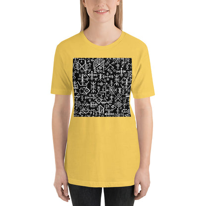 Everyday Elegant Tee - Runic Magic Hand Symbols
