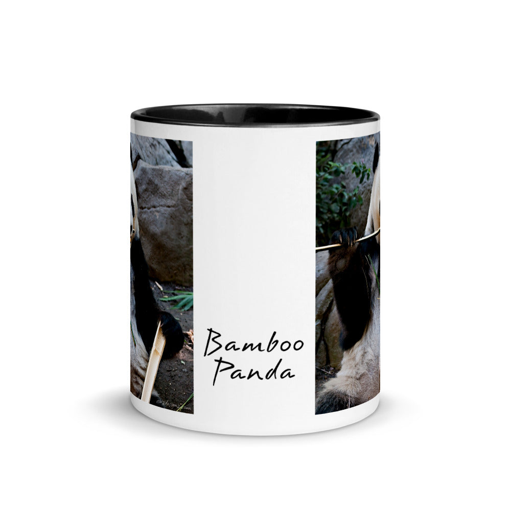 Color Inside 11oz Ceramic Mug - Bamboo Panda