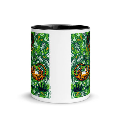 Color In 11oz Ceramic Mug - Very Silly Tigers