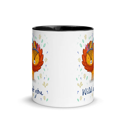Color Inside 11oz Ceramic Mug - Wild About You