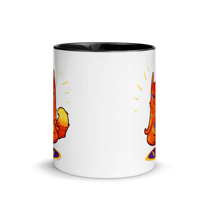 Color Inside 11oz Ceramic Mug - Enlightened Hygge Fox