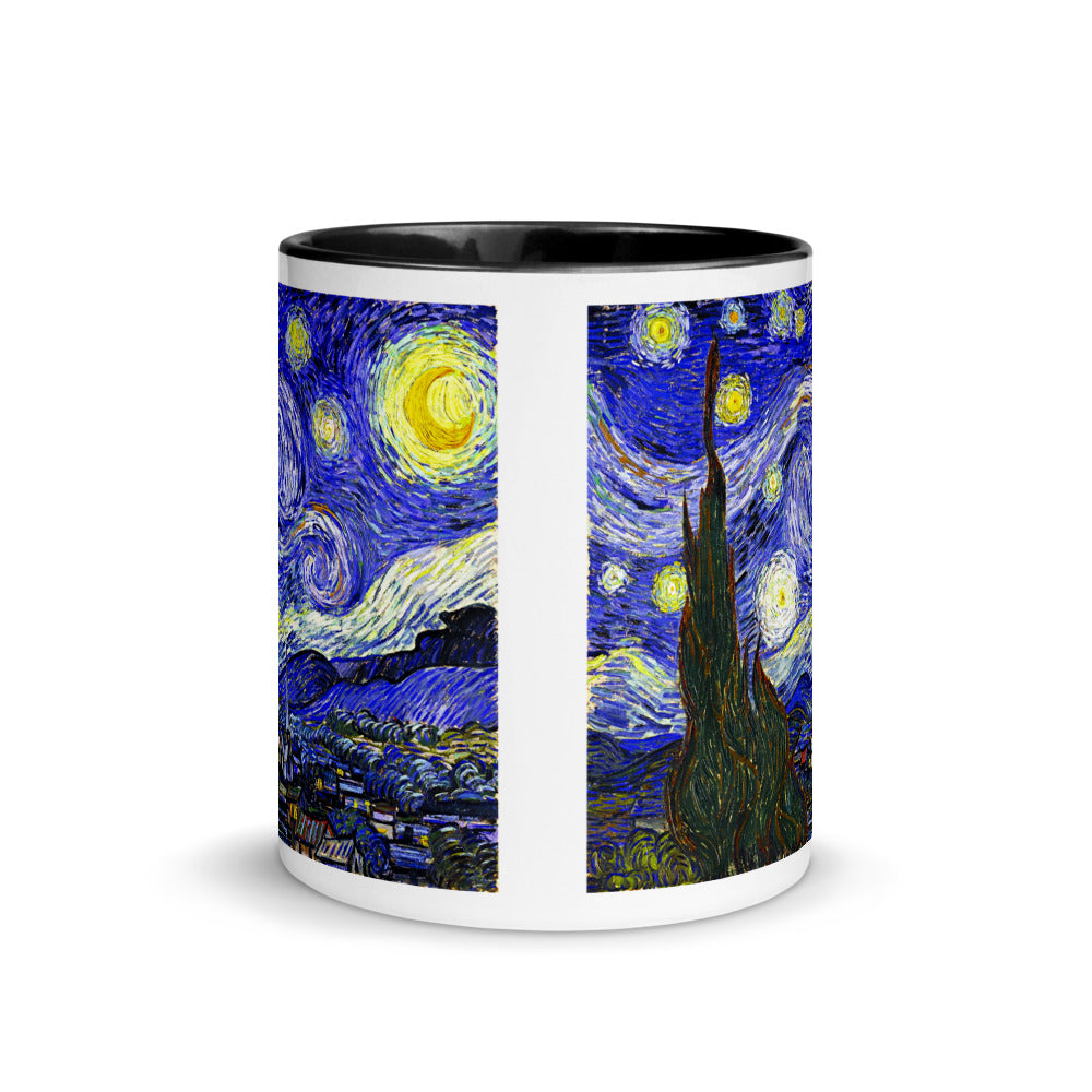 Color Inside 11oz Ceramic Mug - van Gogh: The Starry Night