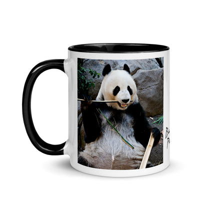 Color Inside 11oz Ceramic Mug - Bamboo Panda
