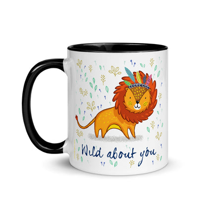 Color Inside 11oz Ceramic Mug - Wild About You