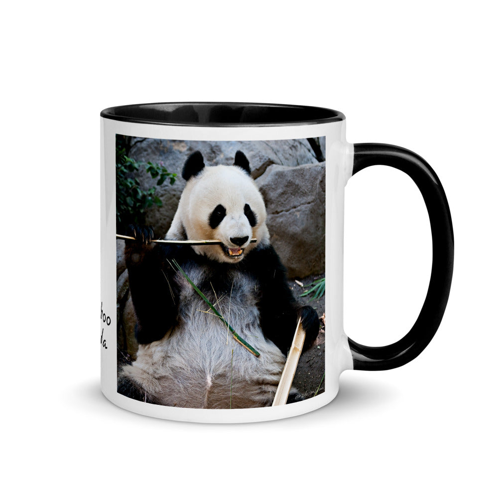 Color Inside 11oz Ceramic Mug - Bamboo Panda