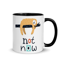 Load image into Gallery viewer, Color Inside 11oz Ceramic Mug - Not Now!
