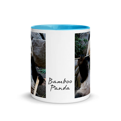 Color Inside 11oz Ceramic Mug - Bamboo Panda