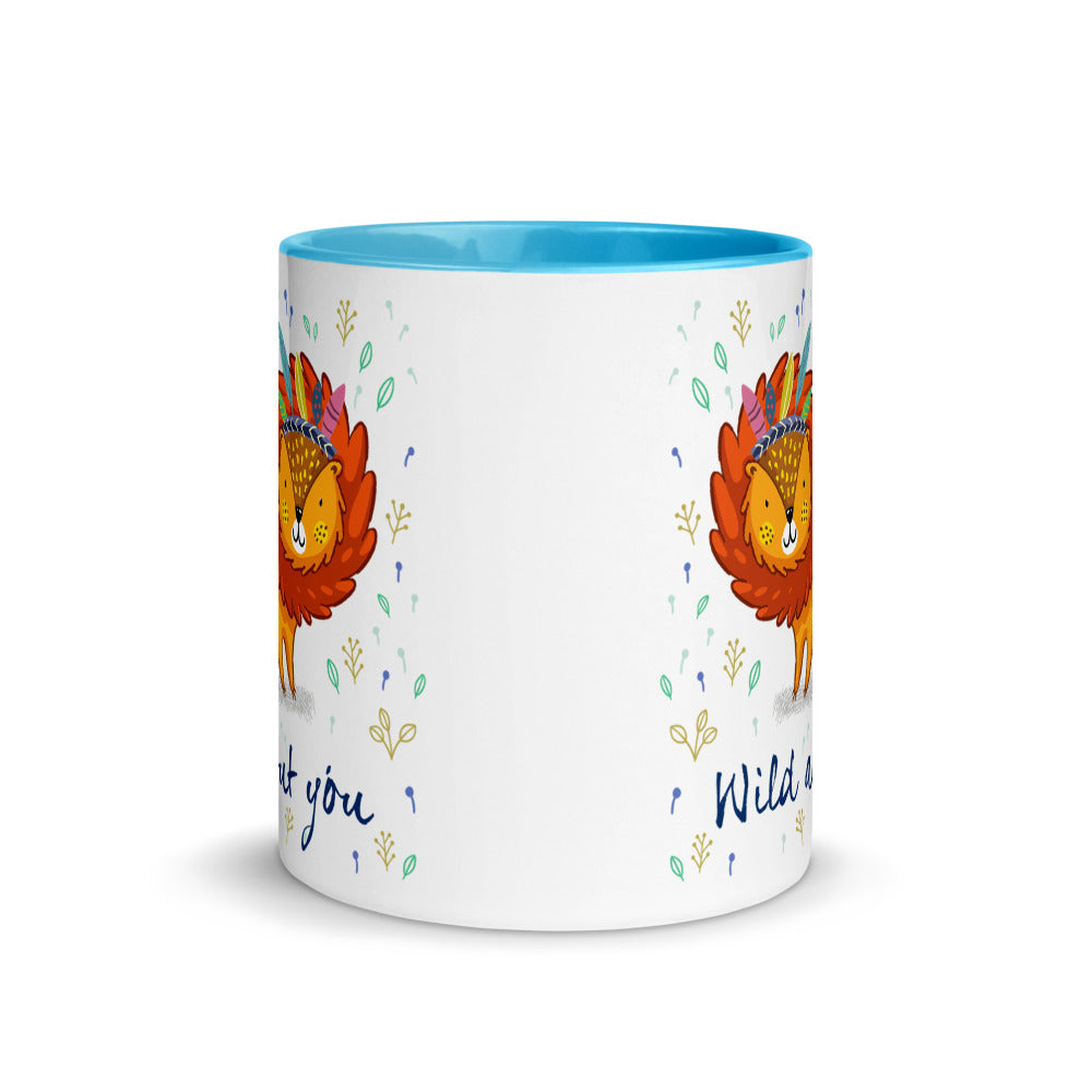 Color Inside 11oz Ceramic Mug - Wild About You