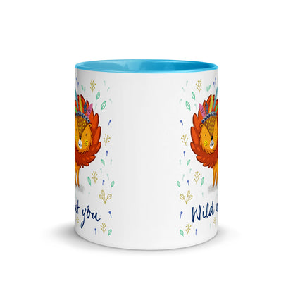Color Inside 11oz Ceramic Mug - Wild About You