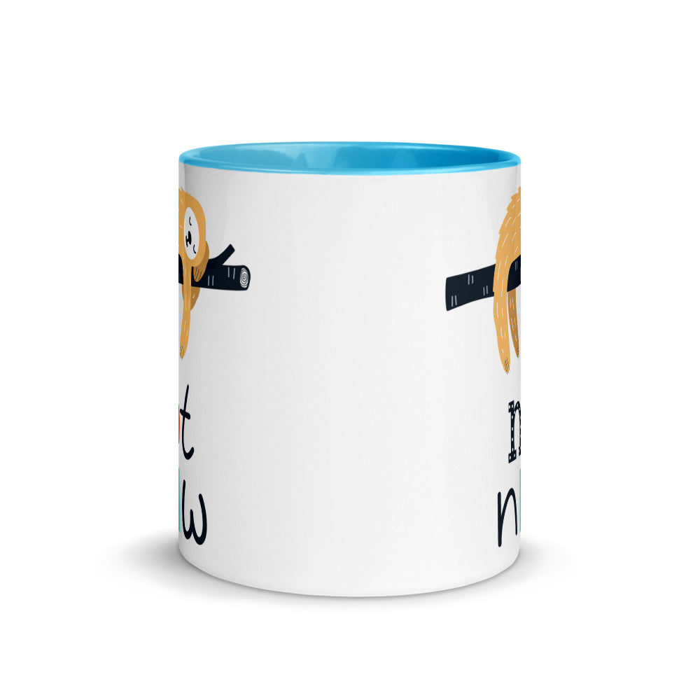 Color Inside 11oz Ceramic Mug - Not Now!