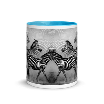 Color Inside 11oz Ceramic Mug - Zebra Dust